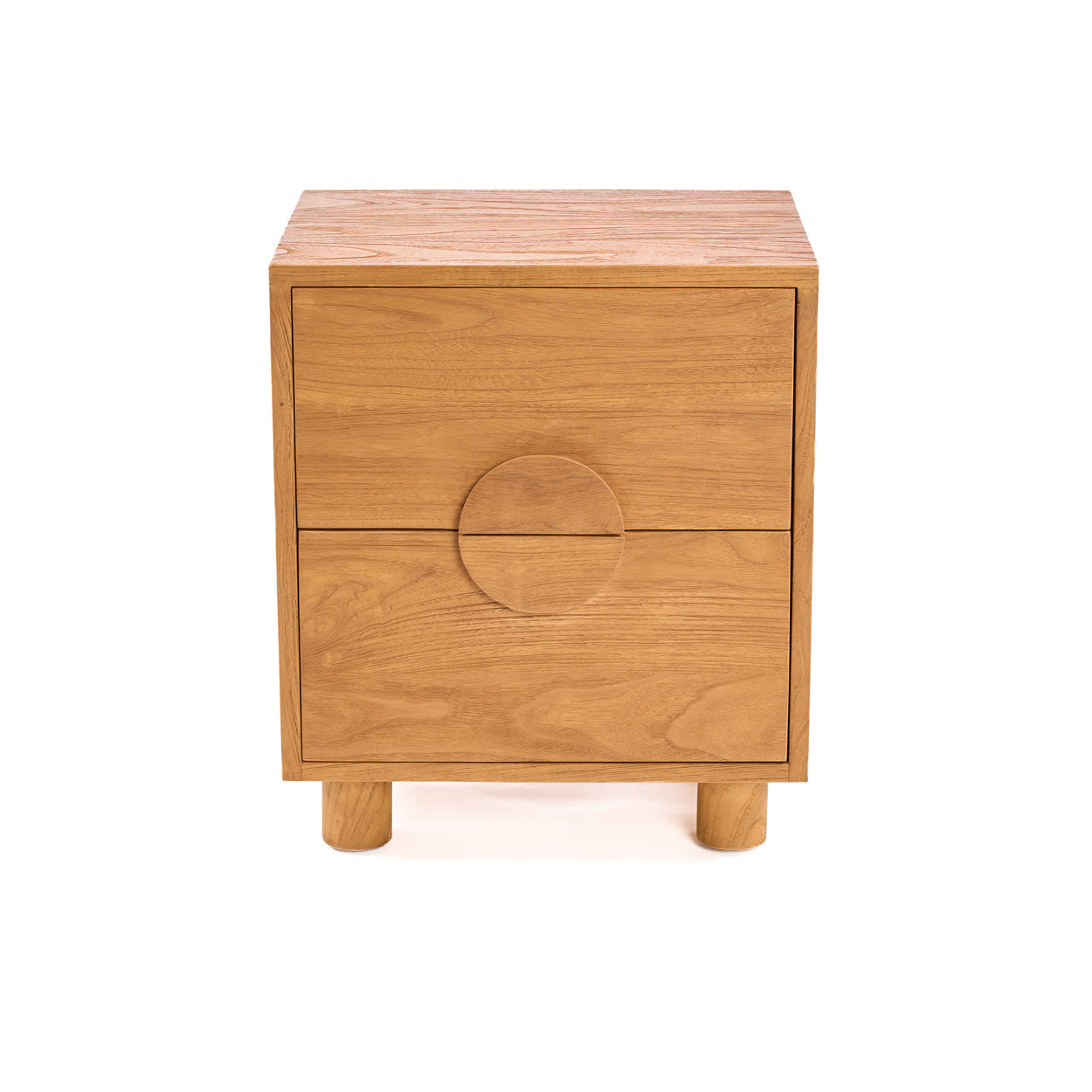 The Eclipse Bedside Table - Natural