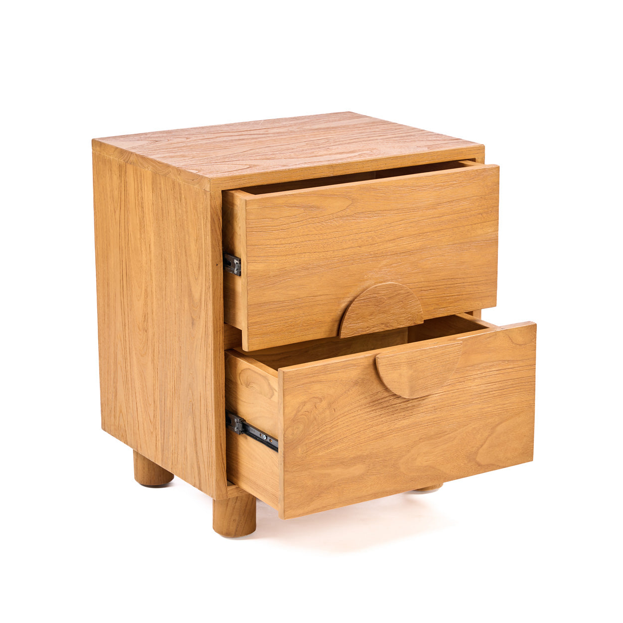 The Eclipse Bedside Table - Natural
