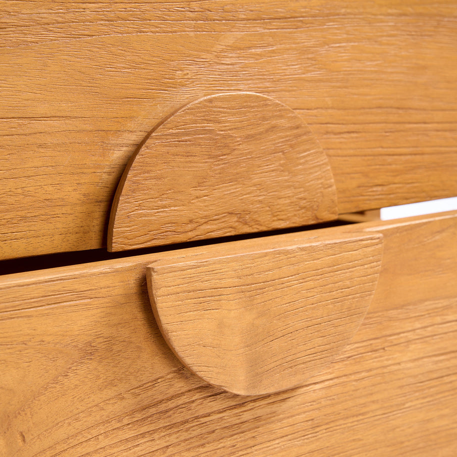 The Eclipse Bedside Table - Natural