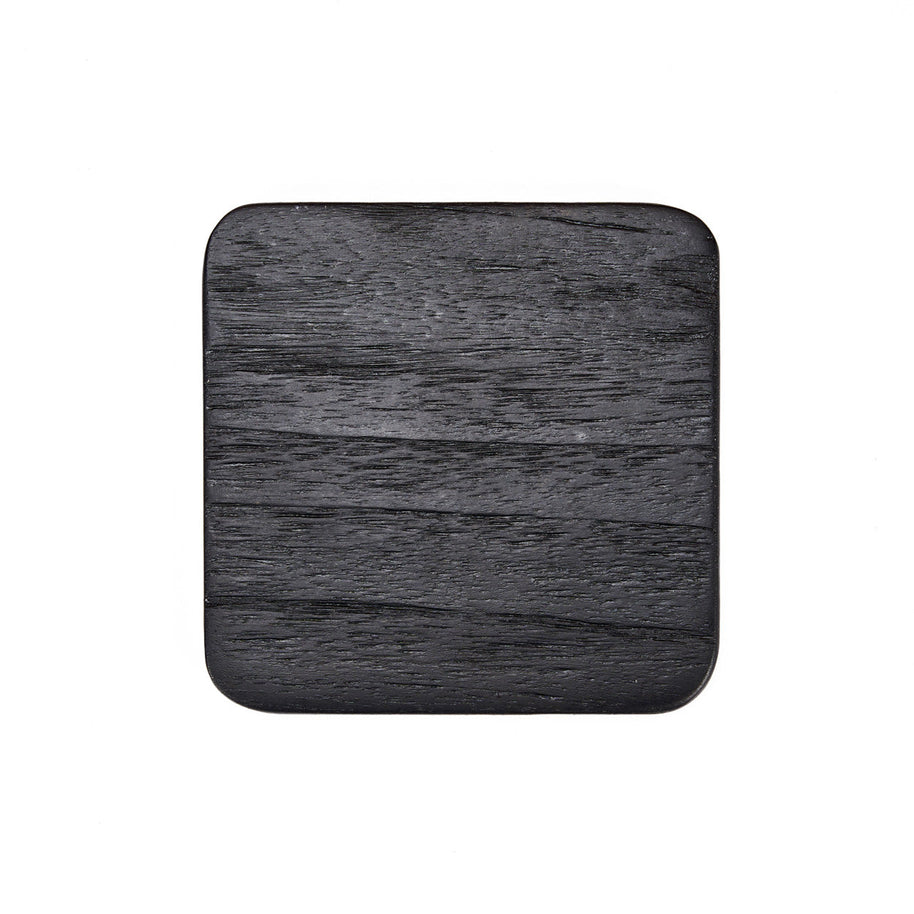The Material Coaster - Medium Rustic Black