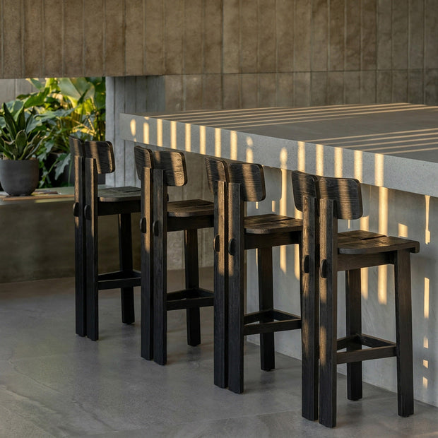 The Sama Sama Bar Stool - Black