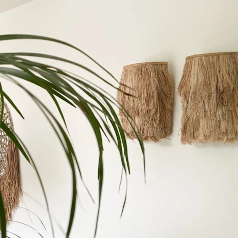 The Abaca Wall Applique - Natural - S