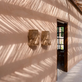 The Abaca Wall Applique - Natural - S