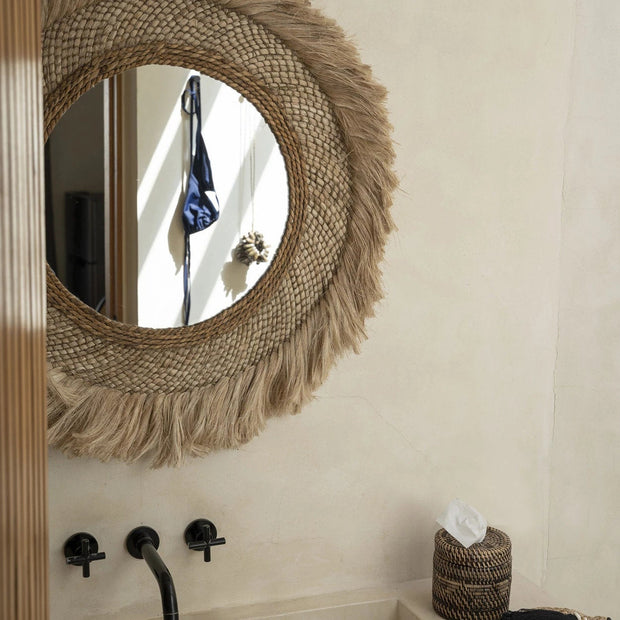 The Capri Mirror - Natural - L