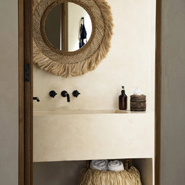 The Capri Mirror - Natural - L