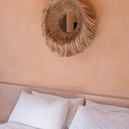 The Abaca Solomon Mirror - Natural