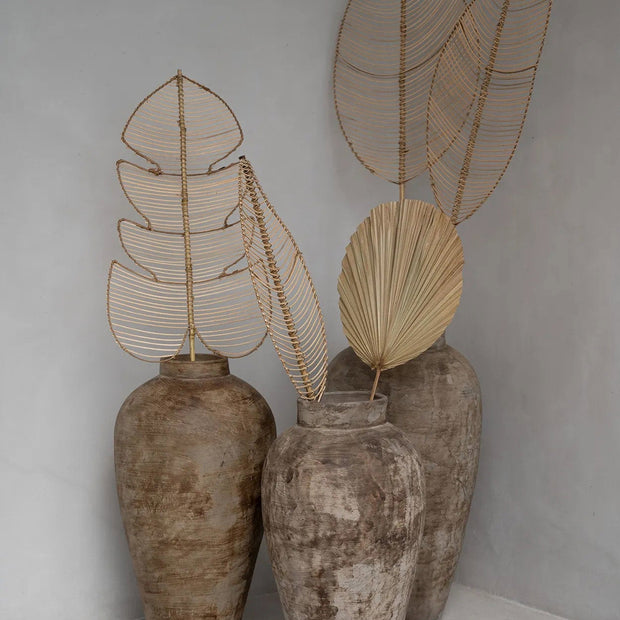 The Rattan Monstera - Natural