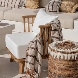 The Malawi One-Seater - Natural White
