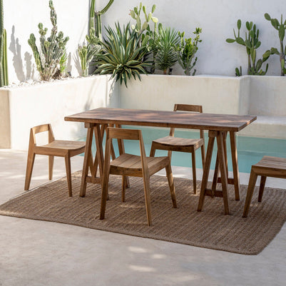 The Paxi Dining Chair - Natural - Outdoor