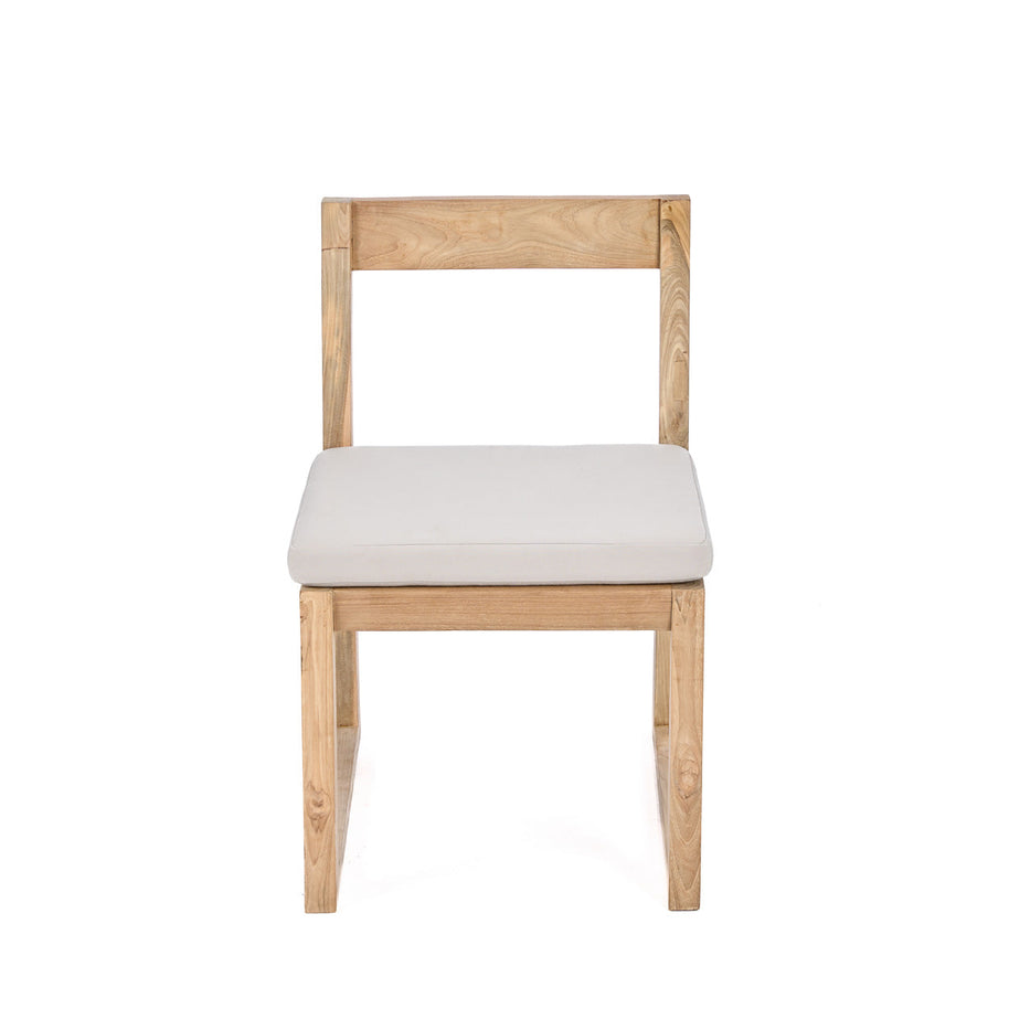 The Linear Dining Chair - Natural Grey