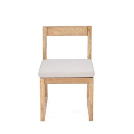 The Linear Dining Chair - Natural Grey