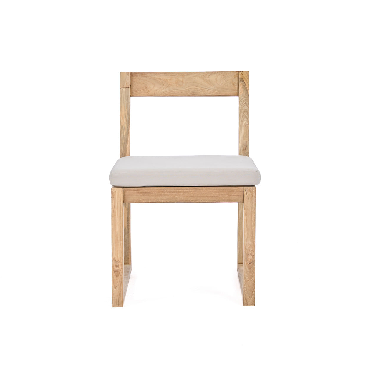 The Linear Dining Chair - Natural Grey
