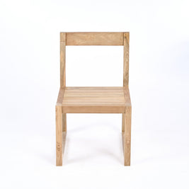 The Linear Dining Chair - Natural Grey