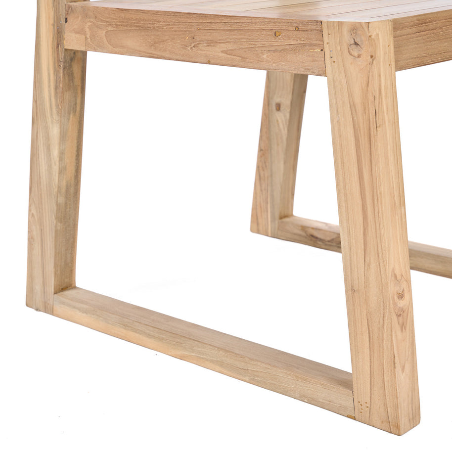 The Linear Dining Chair - Natural Grey
