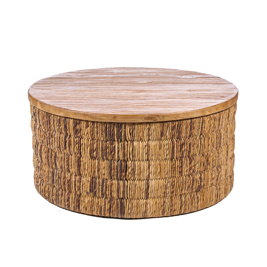 Magani Abaca Round Coffee Table - Natural
