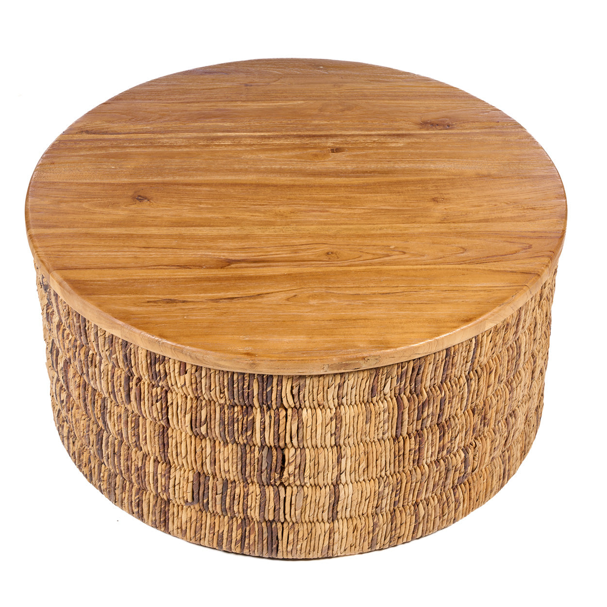Magani Abaca Round Coffee Table - Natural