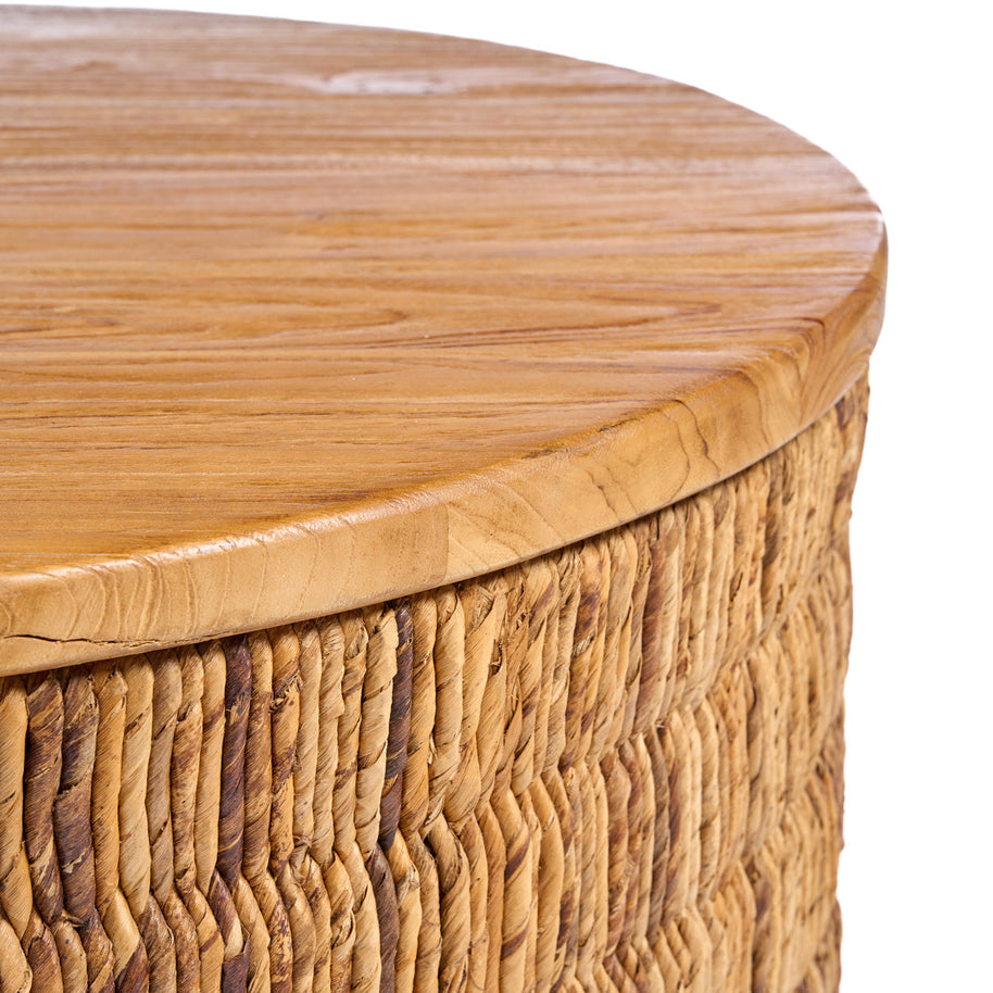 Magani Abaca Round Coffee Table - Natural