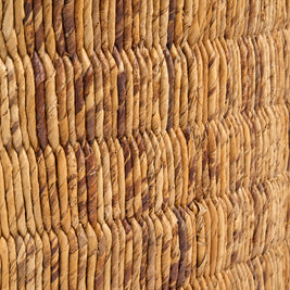 Magani Abaca Round Coffee Table - Natural
