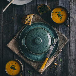 The Aqua Dinner Plate