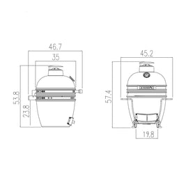 11-inch Mini Kamado Barbecue
